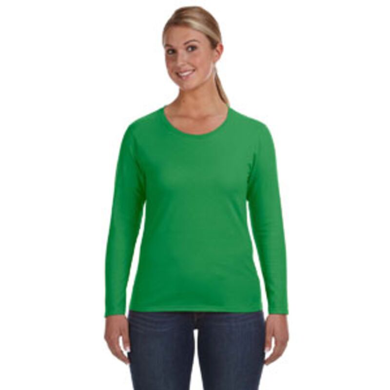 Ladies' Lightweight Long-Sleeve T-Shirt Thumbnail