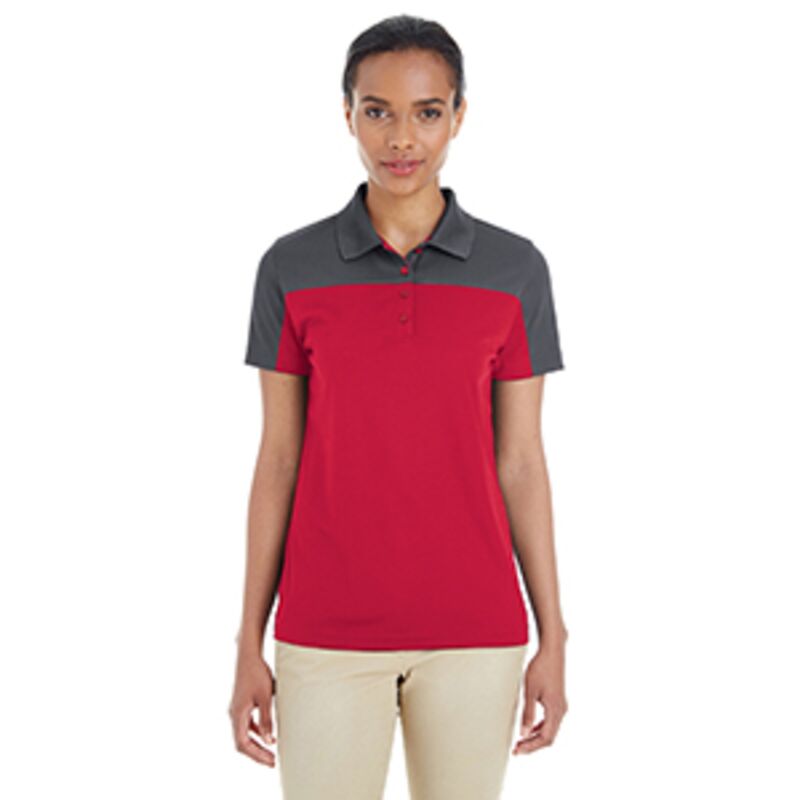 Ladies' Balance Colorblock Performance Piqué Polo Thumbnail