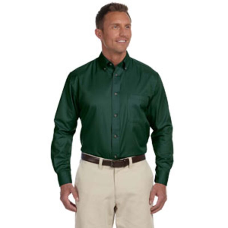 Men's Easy Blend™ Long-Sleeve Twill Shirt with Stain-Release Thumbnail