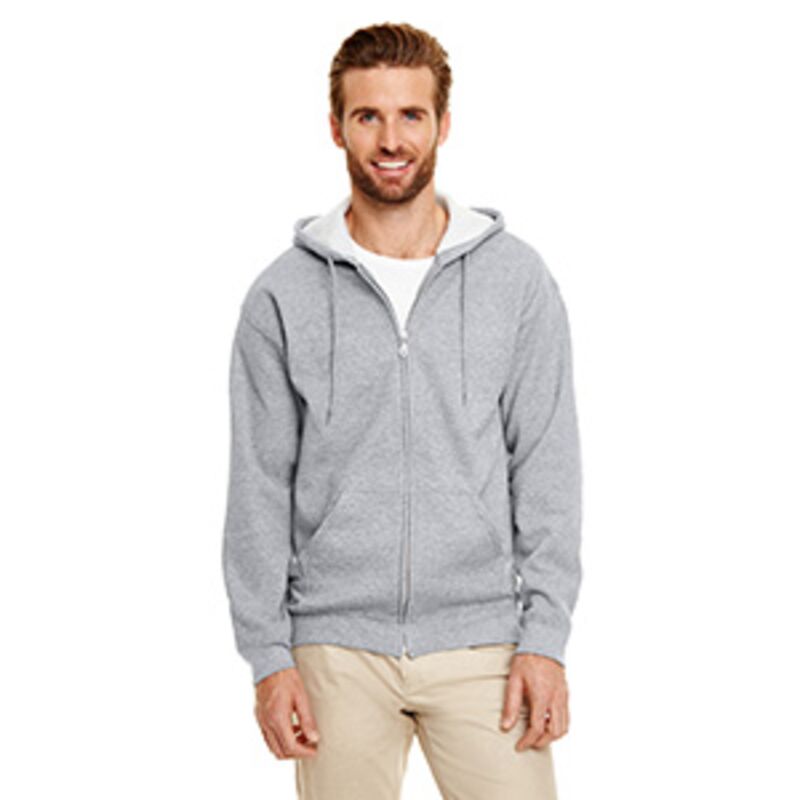 Adult Heavy Blend™ 8 oz., 50/50 Full-Zip Hooded Sweatshirt Thumbnail