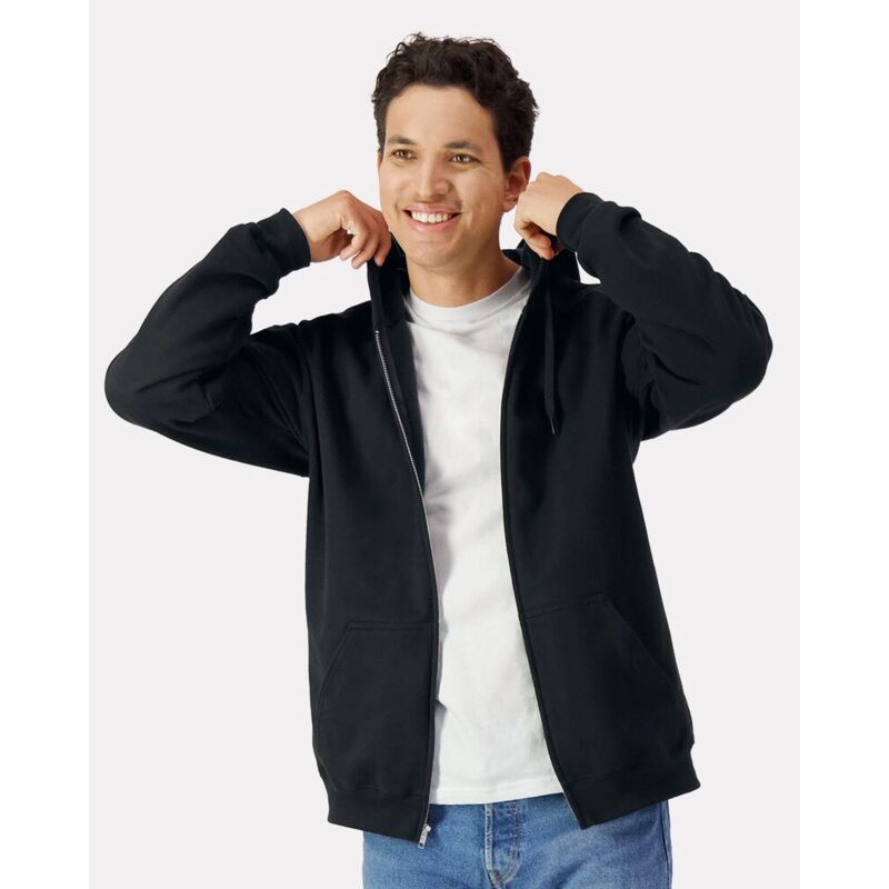Softstyle® Full-Zip Hooded Sweatshirt Thumbnail