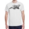 100 HEAVY COTTON SHIRTS WITH 1 COLOR PRINT Thumbnail