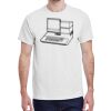 100 HEAVY COTTON SHIRTS WITH 1 COLOR PRINT Thumbnail