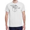 100 HEAVY COTTON SHIRTS WITH 1 COLOR PRINT Thumbnail