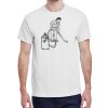 100 HEAVY COTTON SHIRTS WITH 1 COLOR PRINT Thumbnail