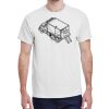 100 HEAVY COTTON SHIRTS WITH 1 COLOR PRINT Thumbnail