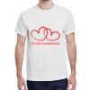 100 HEAVY COTTON SHIRTS WITH 1 COLOR PRINT Thumbnail