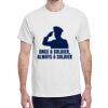 100 HEAVY COTTON SHIRTS WITH 1 COLOR PRINT Thumbnail